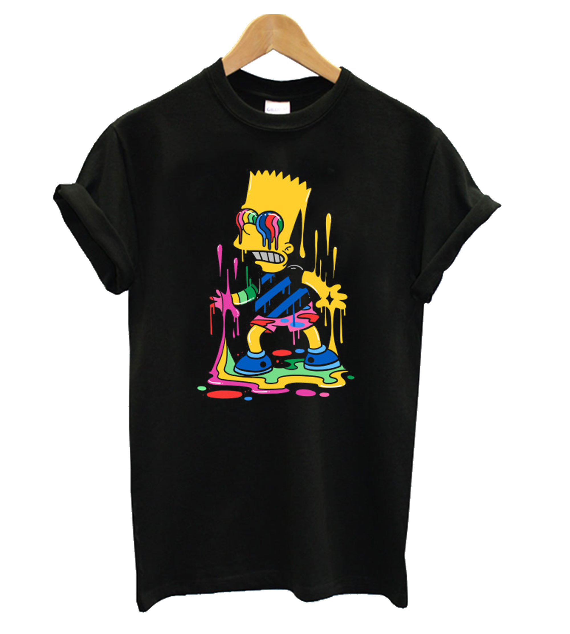 Trippy Bart Simpsons T-Shirt The Simpsons Size S-3XL